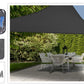 MHome Sunshade Net Triangular UV Protection, For Outdoor Patio, Garden Gazebo, Pool Decks-Various Options