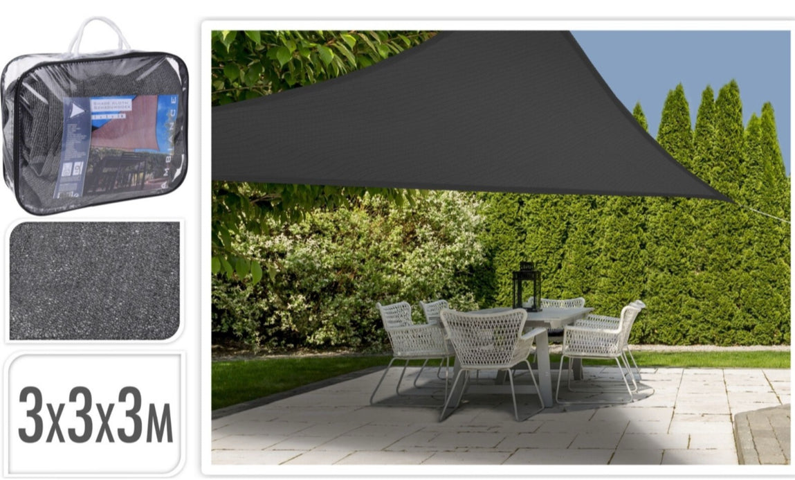 MHome Sunshade Net Triangular UV Protection, For Outdoor Patio, Garden Gazebo, Pool Decks-Various Options