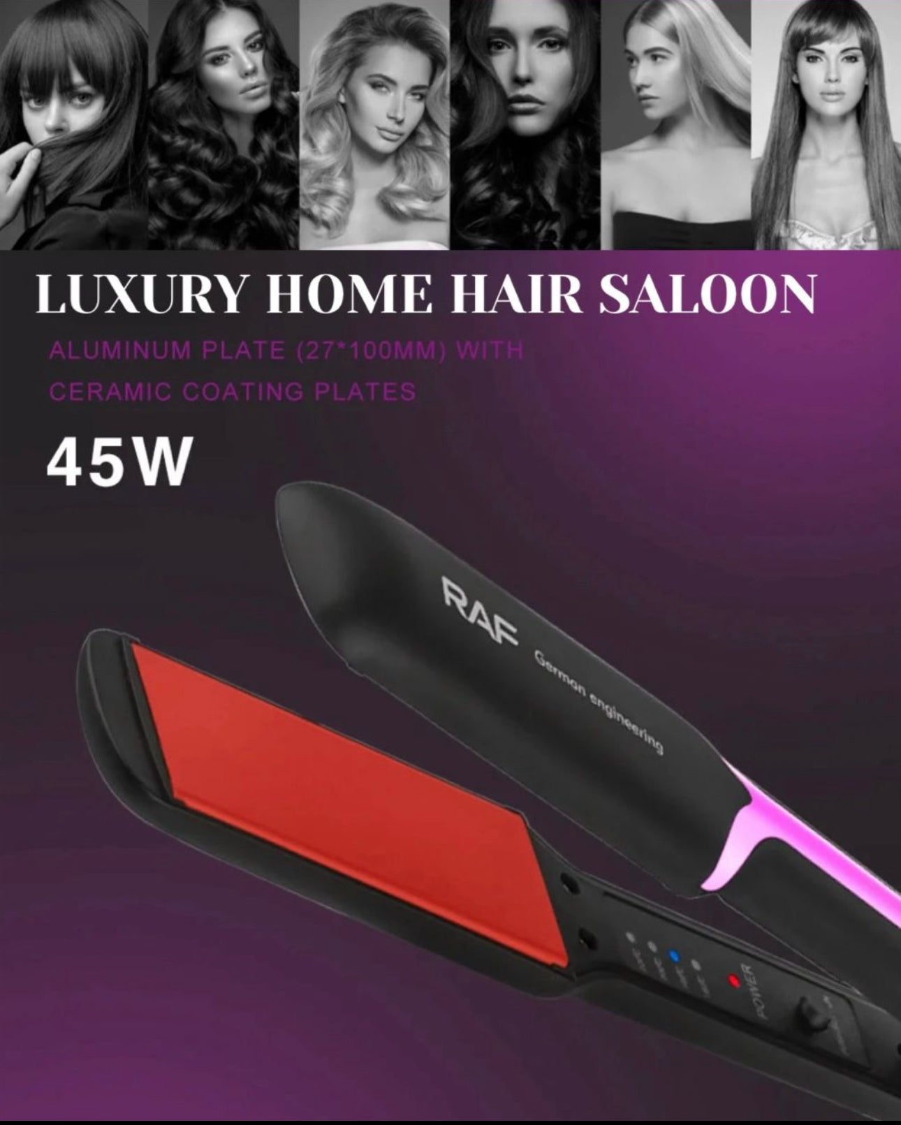 RAF Hair Straightener Type 2