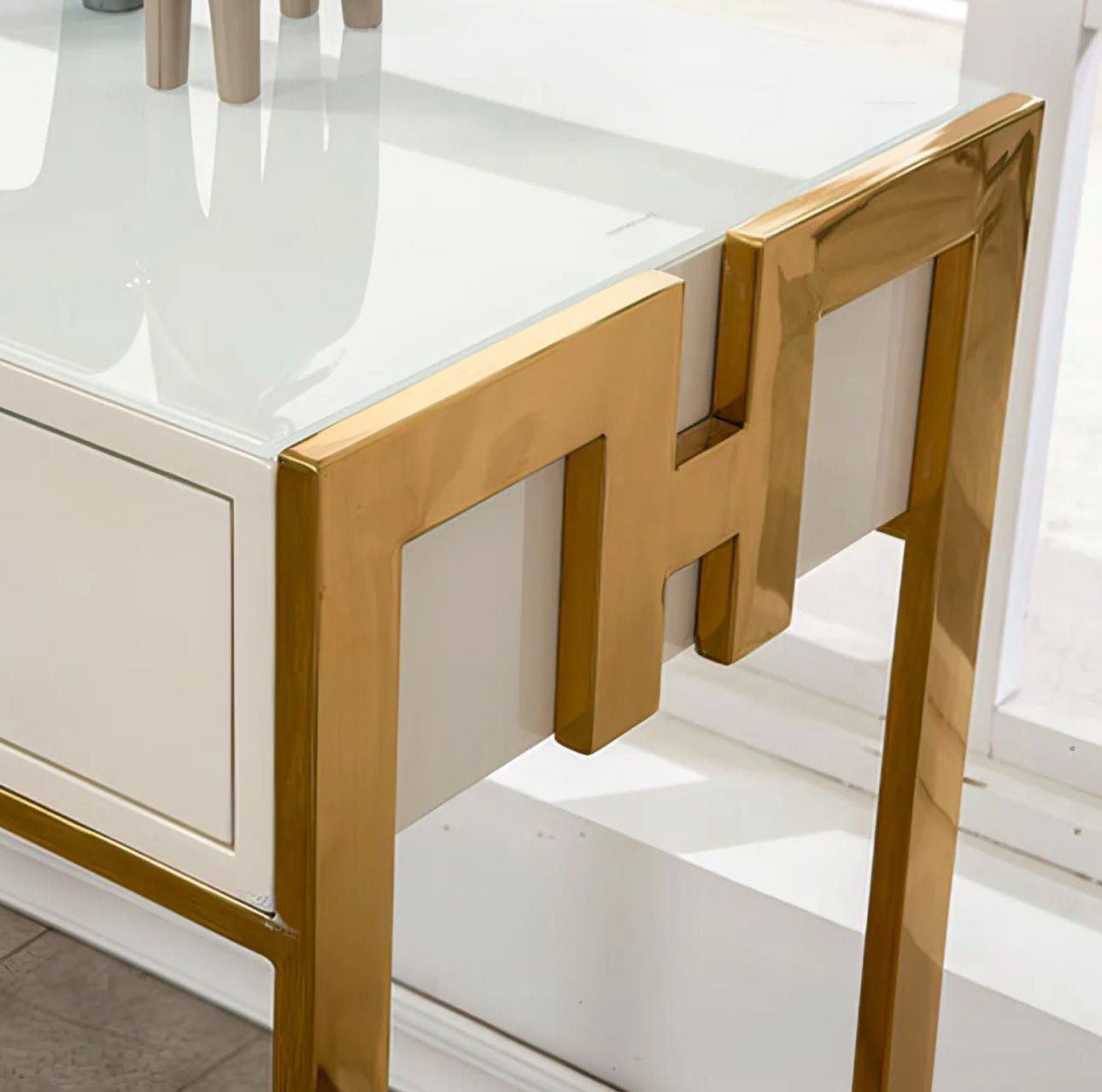 MFurn Gloria Opulent Modern Drawer Console Table-Various Options