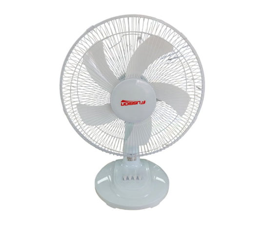 FUSSION Solar Rechargeable Table Fan 16inch