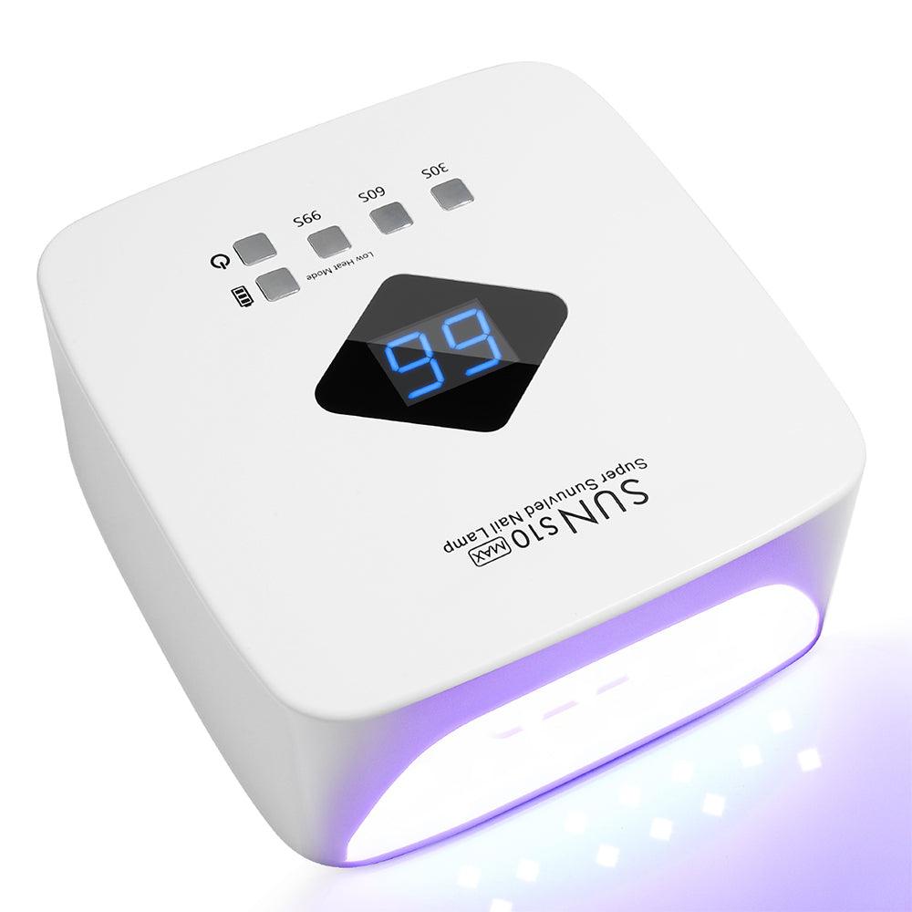 Sun Professional Rechargeable UV LED Nail Lamp Cordless UV Light for Gel Nail Machine S10