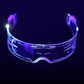 Glow in the Dark - Futuristic LED Wrap-Around Glasses - Electro Glow