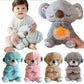 GENERIC Breathing Otter Sleep Buddy - Soothing Plush Doll with Rhythmic Breathing, Music, and Lights | Calming Sleep Aid for Newborns | Baby Otter Sound Machine | Battery Not Included Various Options