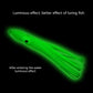 Luminous Squid Skirts Soft Lure Fish 9cm Night Fishing Lure Octopus Glow Rubber Artificial Bait for Tuna Sailfish 10pc