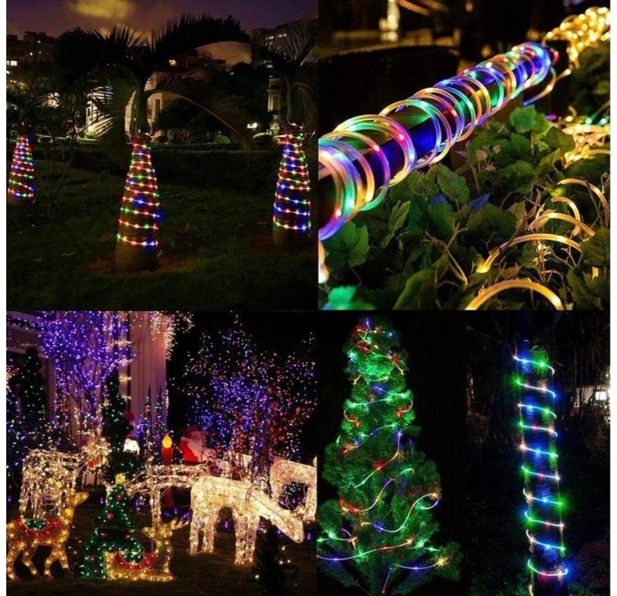 Mtech Solar Powered HD Tube Christmas Light with Remote -Various Options