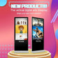 55 Inch LCD Digital Signage Media Player Indoor Floor Standing Display
