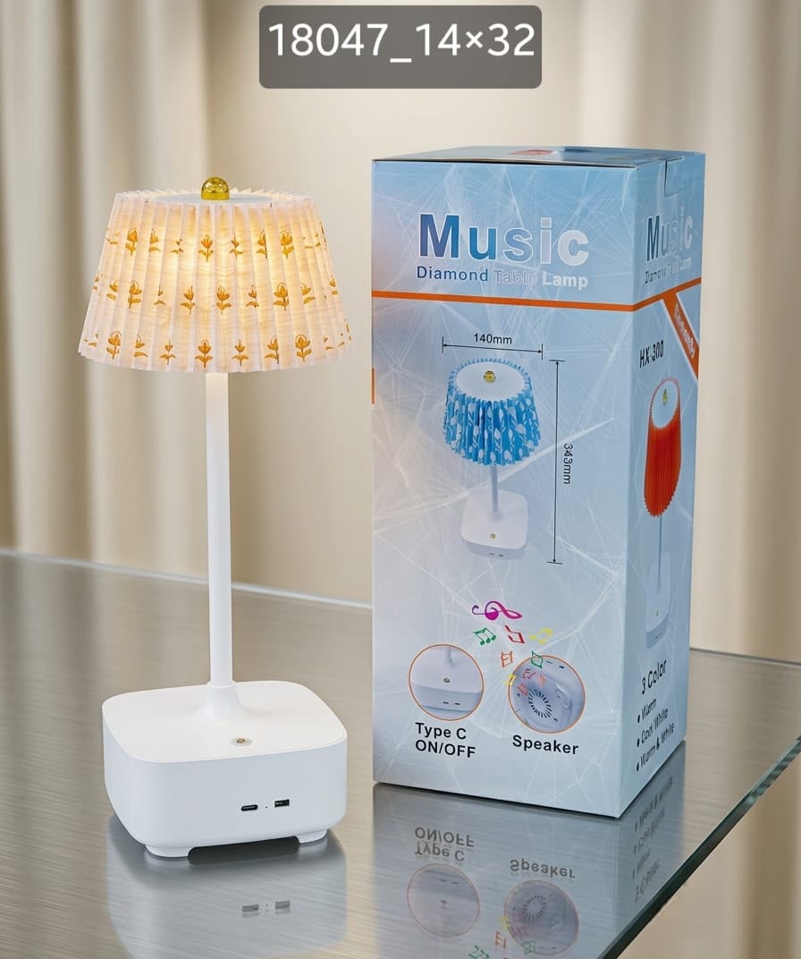 MTech Elegant Table Lamp Rechargeable-Various Options