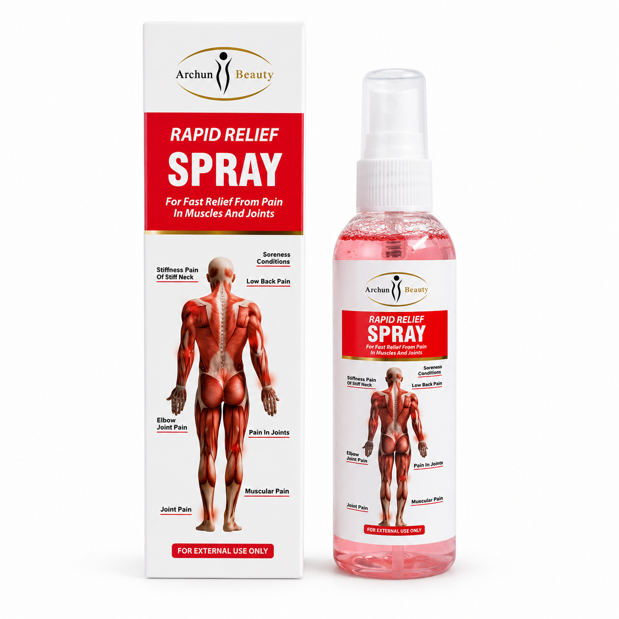 Aichun Beauty Rapid Relief Spray for muscle and joint pain 100ml