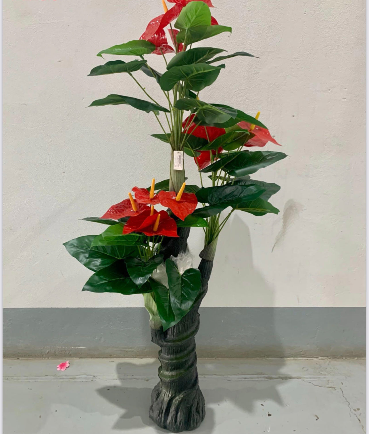 Red Anthurium Artificial 1.2M