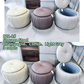 Round Ottoman with Storage, Round Shoe Storage Ottoman, Ottoman Footstool, Upholstered Round Foot Rest Coffee Table Padded Seat for Living Room Bedroom