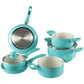 MHome Non-Stick Cookware 13pc Various Colour Options