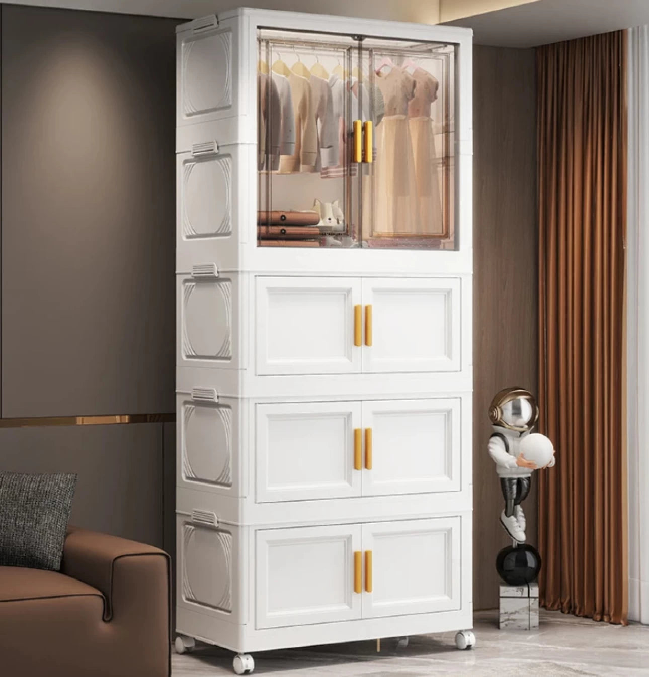MHome Multipurpose Folding Clothes Closet-Various Options