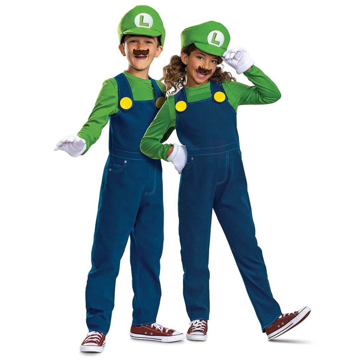 Luigi Themed Cosplay Costume for Kids-Various Colours