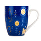 MHOME Coffee Mug Set Blue Cat -4pc Set