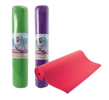 Fitness Yoga Mat 3mm (61x173cm) - Various Colour Options