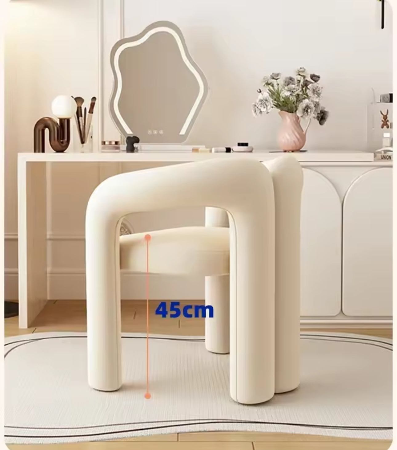 MFurn Padded Lounge Chair Living Room Accent Armchair-Various Colours