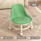 Low Chair Stool, Load Capacity Children's Stool, Backrest, Small, Living Stool, Low Chair, Small, Nappa Leather Fabric, Thick, Waterproof, Quiet Casters, 360 Degree