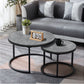 Nesting End Table Round Coffee Table Set of 2 -Various Colours