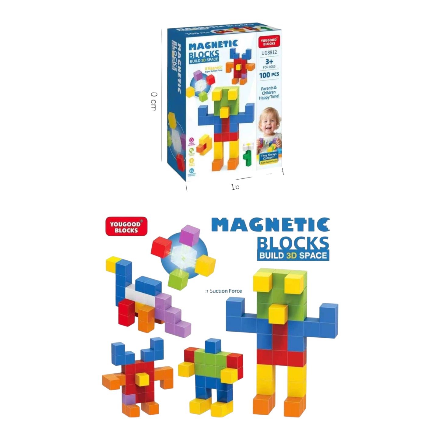 MTech Magnetic Building Blocks Set – Creative 3D Construction Toy | Various Options