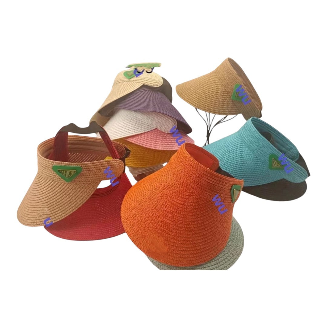 Ladies Wide Brim Sun Visor Various Colours