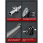 Barbell set weight stationary home gym weight training fitness - 50kg