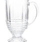 MHome 7pc Crystal Water Jug Set – Glass Pitcher with 6 Tumblers