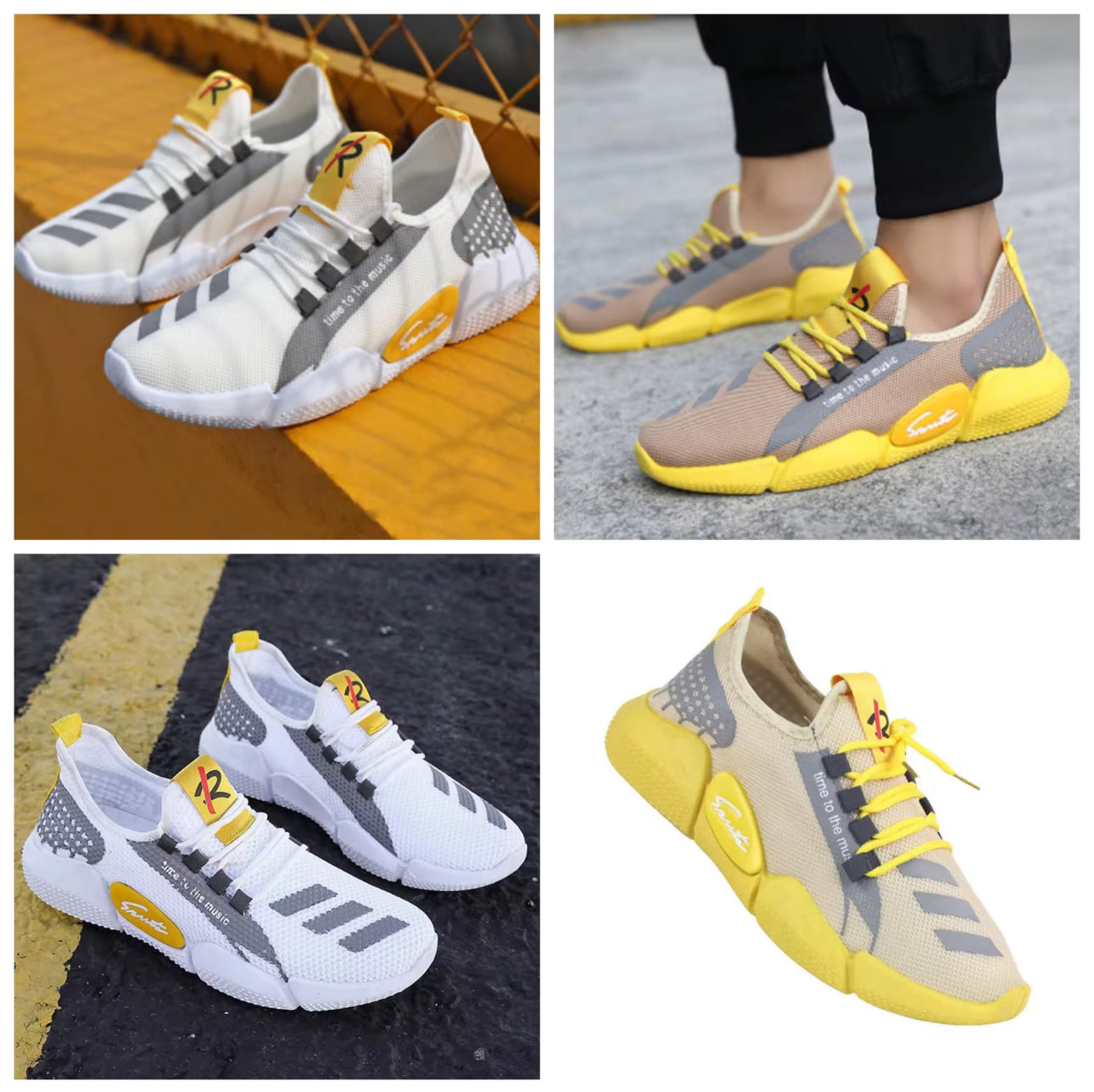 Men’s Casual Sneakers - Various Colours