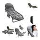 MFurn Comfy Deluxe Recliner Bed/Portable Lounger Chair With Padded Cushion-Various Colours