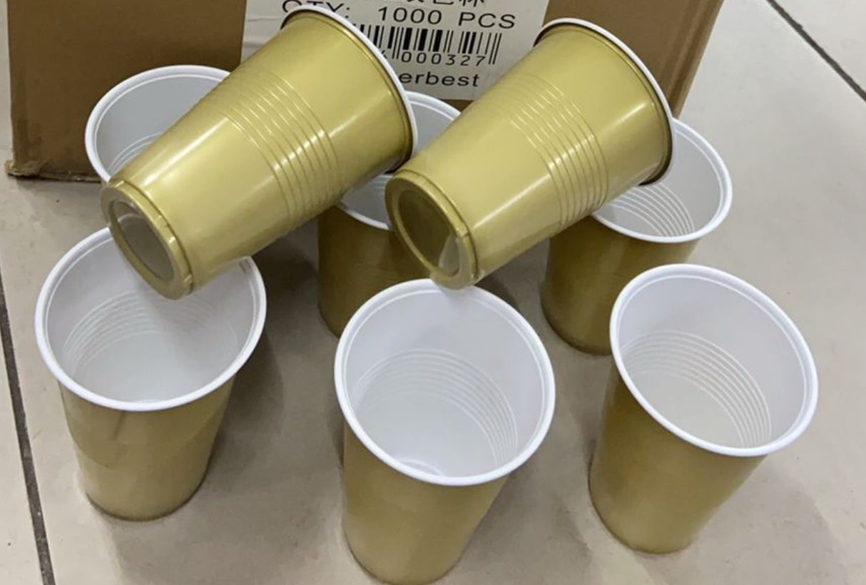 Reusable Plastic Party Cups Various Colours x 50pc