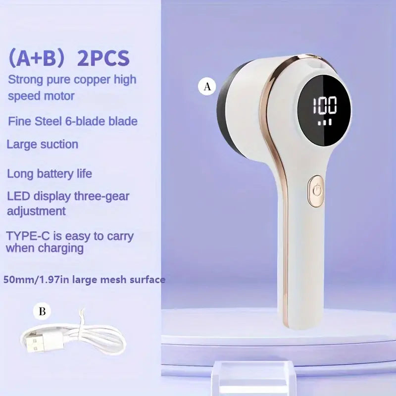 Electric Lint Remover, USB Rechargeable , Power Lint Shaver, LED Display