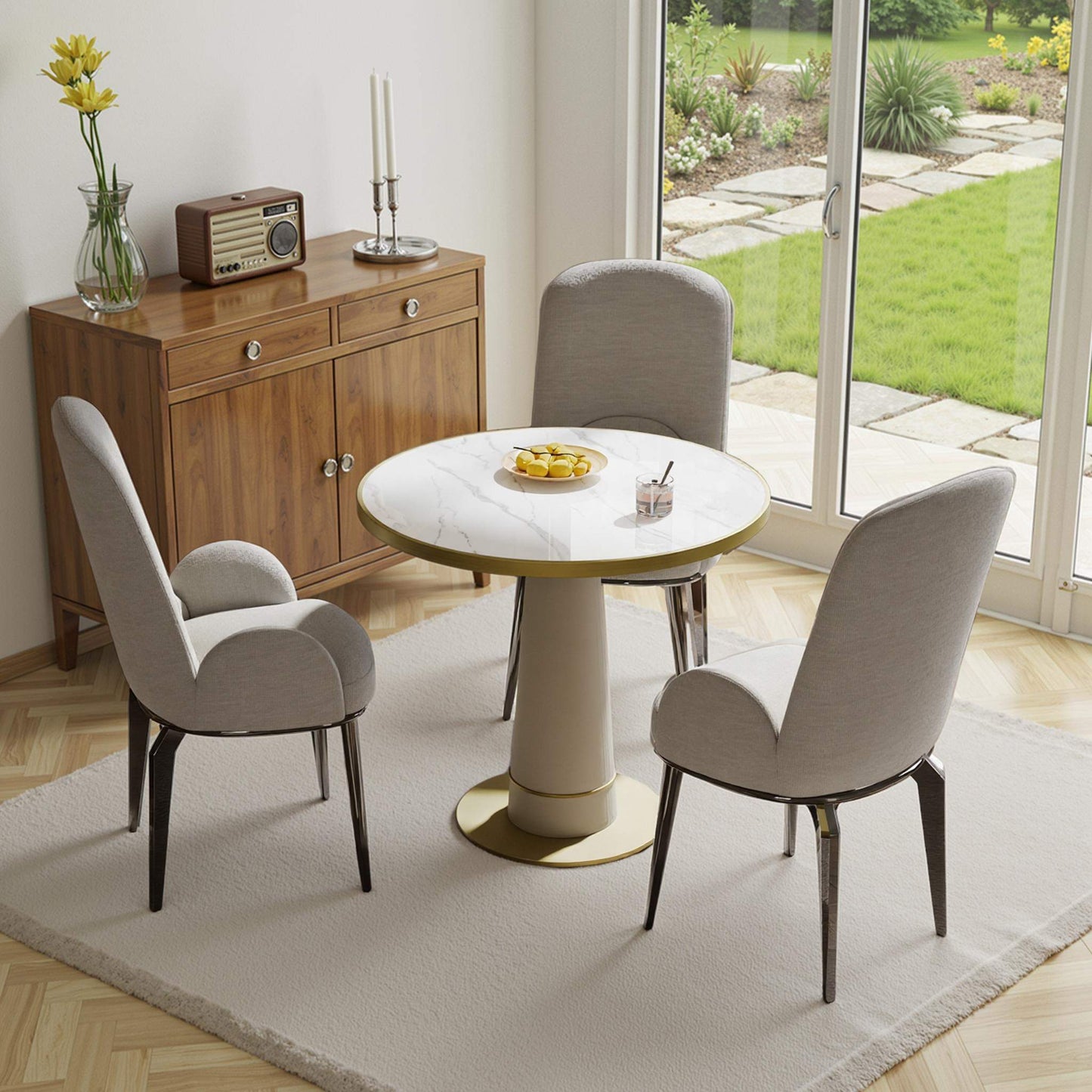 MFURN Travertine Side Tabel