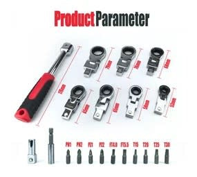 Multifunction Changeable Flex Ratchet Wrench 20pc