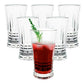 MHome 7pc Crystal Water Jug Set – Glass Pitcher with 6 Tumblers