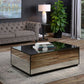 MFURN Minimalist Square Mirrored Block Coffee Table-Various Colour