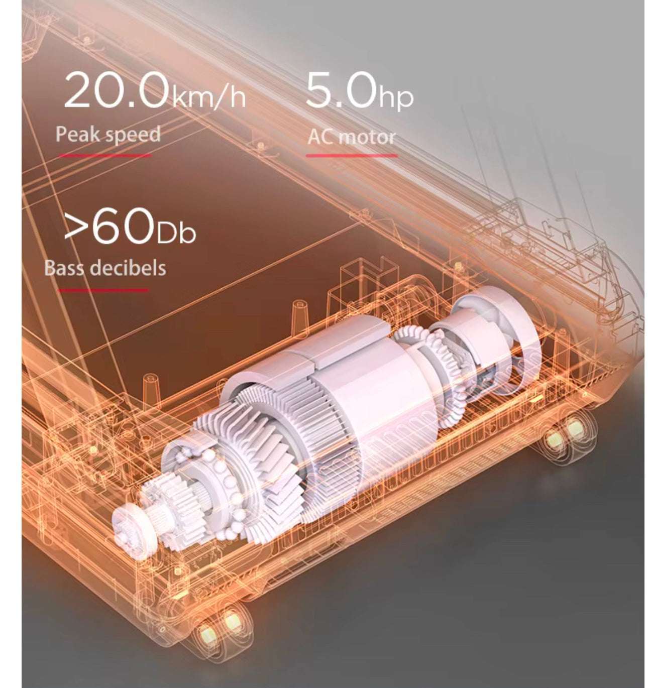 Pro-Sportz MX Commercial Treadmill 21.5” HD Touch Screen, Bluetooth, AC Motor, RF-Pro Suspension & Auto Incline For Premium Fitness