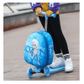 Cartoon Theme Suitcase on Wheels -Trolley Case Carry on Scooter