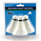 MSPORTZ 3 PCS Feather Shuttlecock – Durable Badminton Birdies for Indoor & Outdoor Play