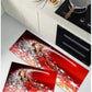 MHome Christmas Themed Floor Mat Set 2pc Various Colours