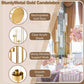 MHome Gold 5-Arm Floor Candelabra Candle Holder – Tall Wedding & Event Décor Stand
