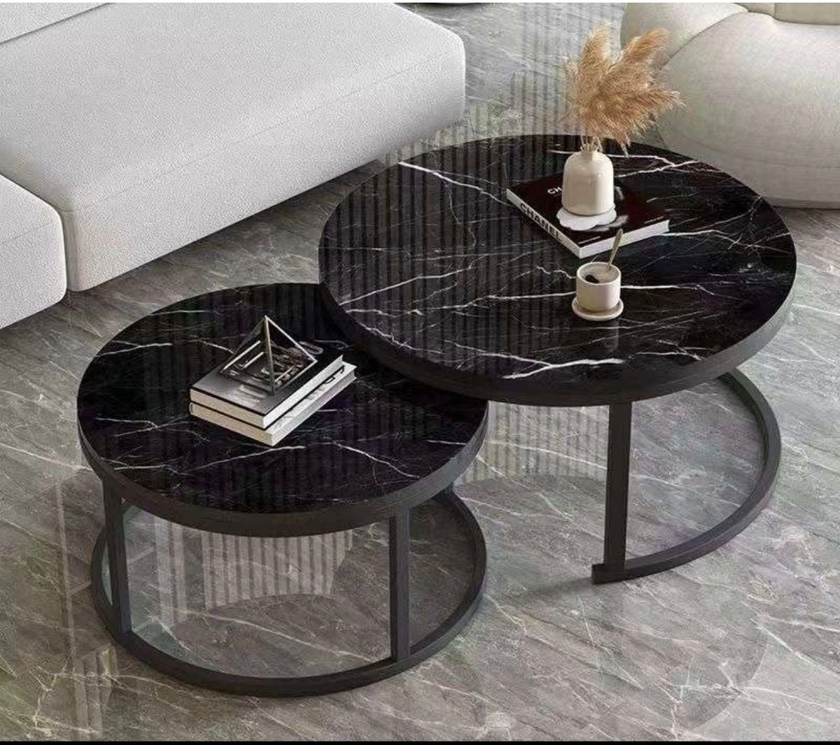 MFURN 2pc Nesting Coffee Table Set- Various Colour