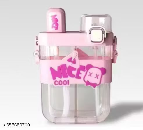 Mkids Double-Compartment Children’s Water Bottle – 620ml with Strap