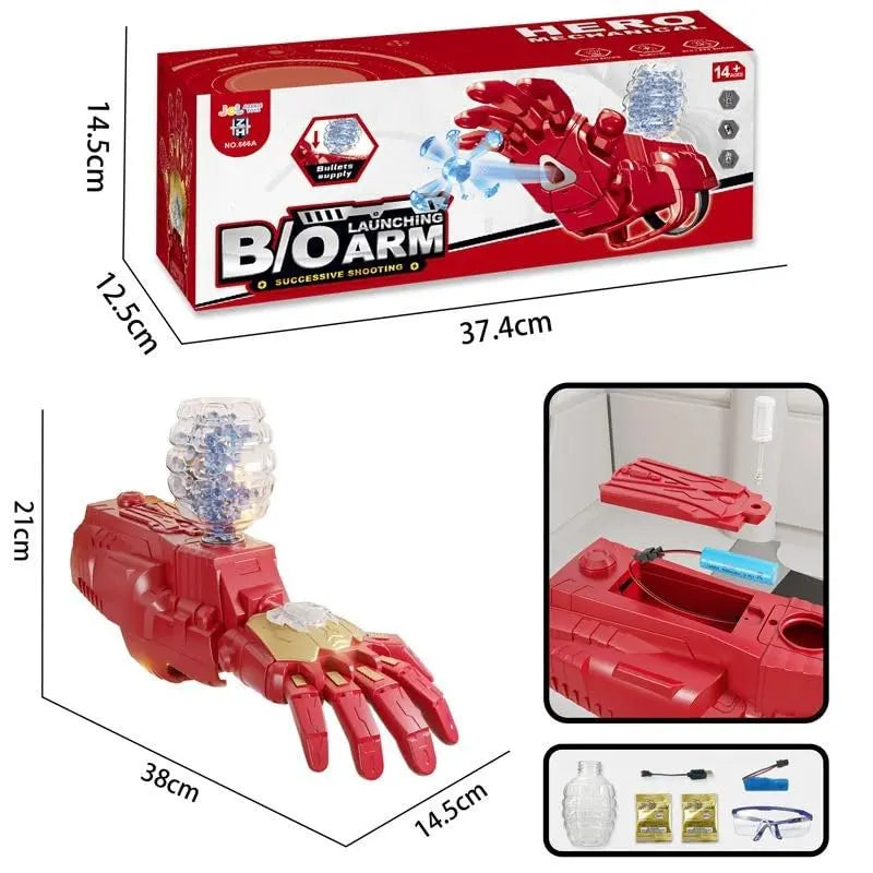 Generic Iron Man Inspired Electric Gauntlet Blaster - Rapid Fire Hero Action