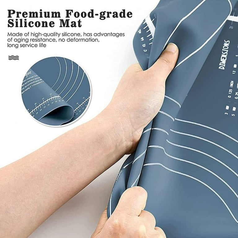 Placemat,Rolling Pin Mat Large Long Silicone Nonstick
