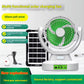 Solar Fan With Multifunction Light