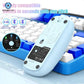 Transparent Magnetic Mouse Triple Mode 2.4G Bluetooth Compatible Wireless Rechargeable Suitable For PC Games And Office