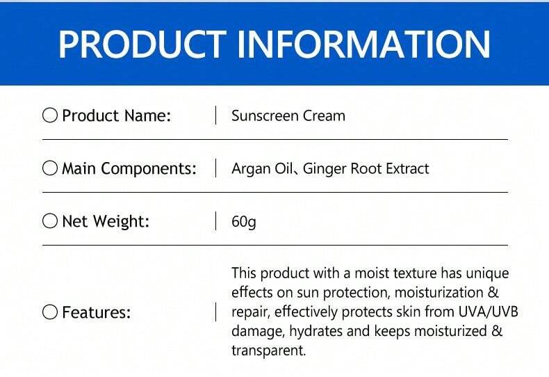 Sunscreen REPAIR, PREVENTING PHOTOAGING | Refreshing And Non-Greasy Texture | Body And Facial Care Sunscreen