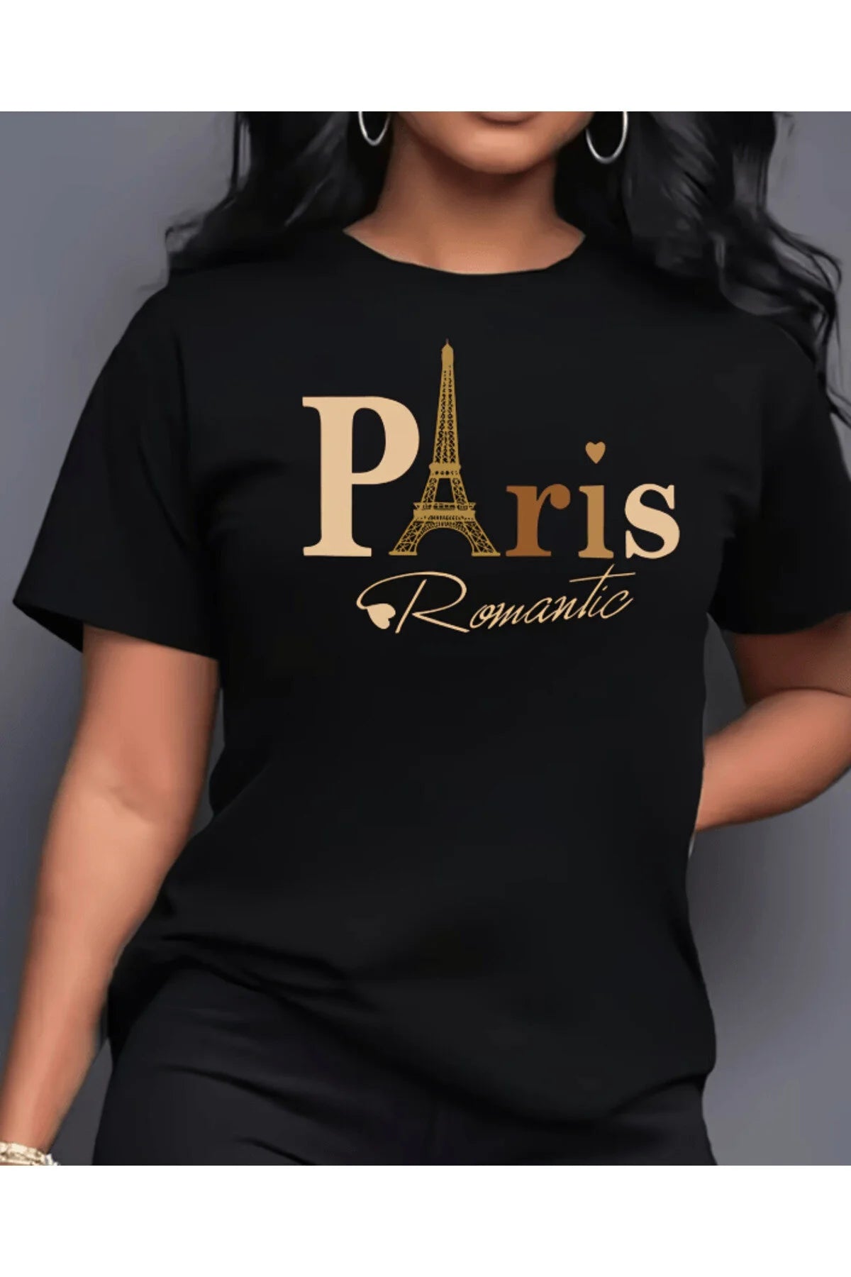Ladies Paris Eiffel Tower T Shirt -Various Colours