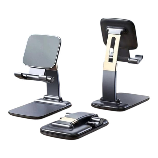 MTech 
Foldable Desktop Phone Holder Stand Mobile Stand For Mobile Tablets - Keep Phone Or Tablet Conveniently Accessible With Foldable Desktop