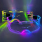 Glow in the Dark - Futuristic LED Wrap-Around Glasses - Electro Glow